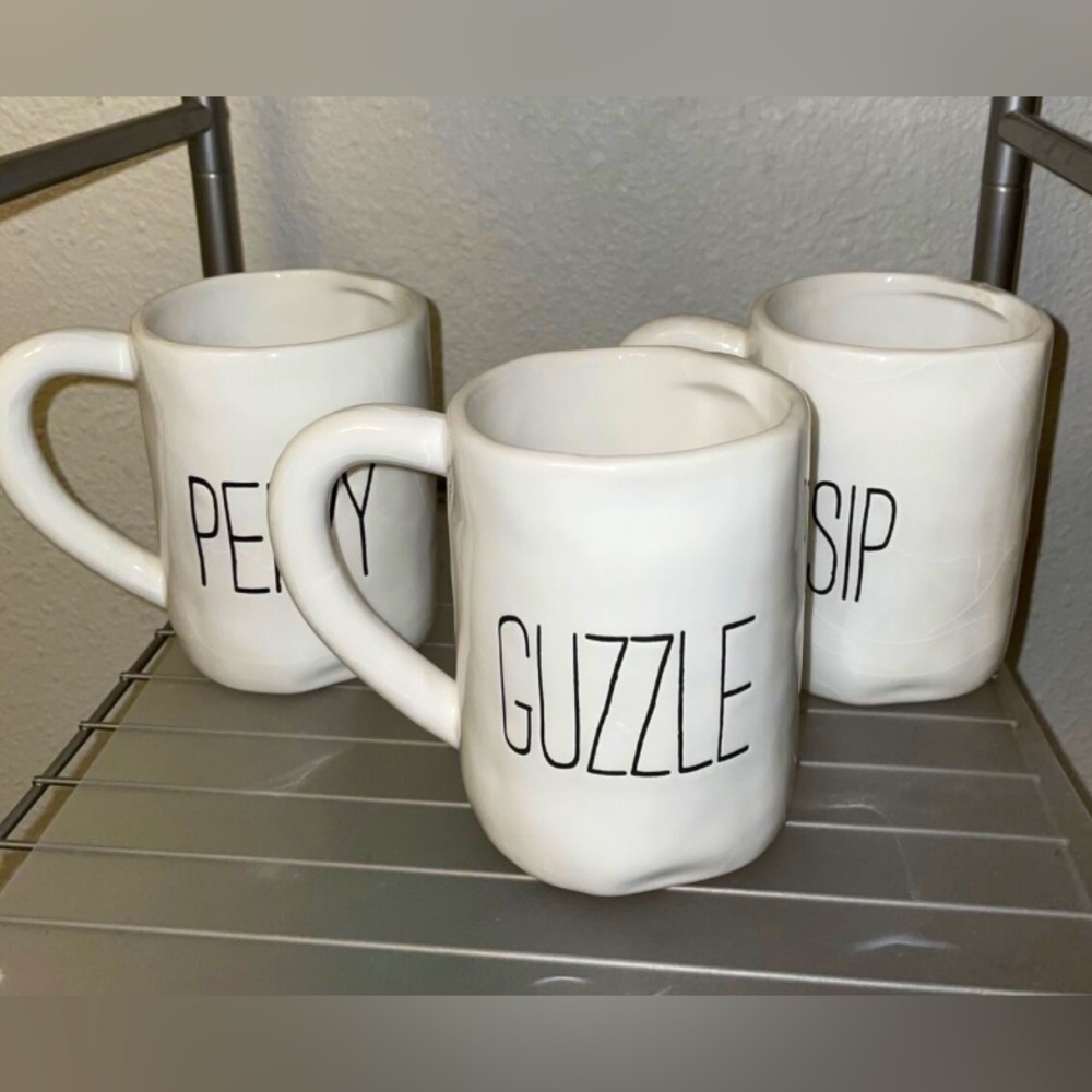 Mud Pie mugs (set of 3) - NWOT